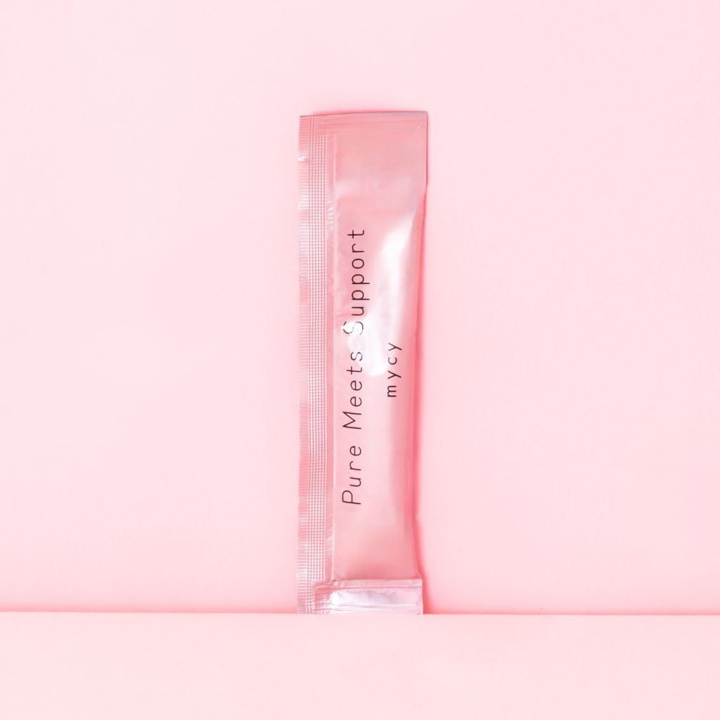 HydroflaskコラボSET【Trillium(ベビーピンク】:Pure Meets Support |フェムケアサプリ(1箱30包)