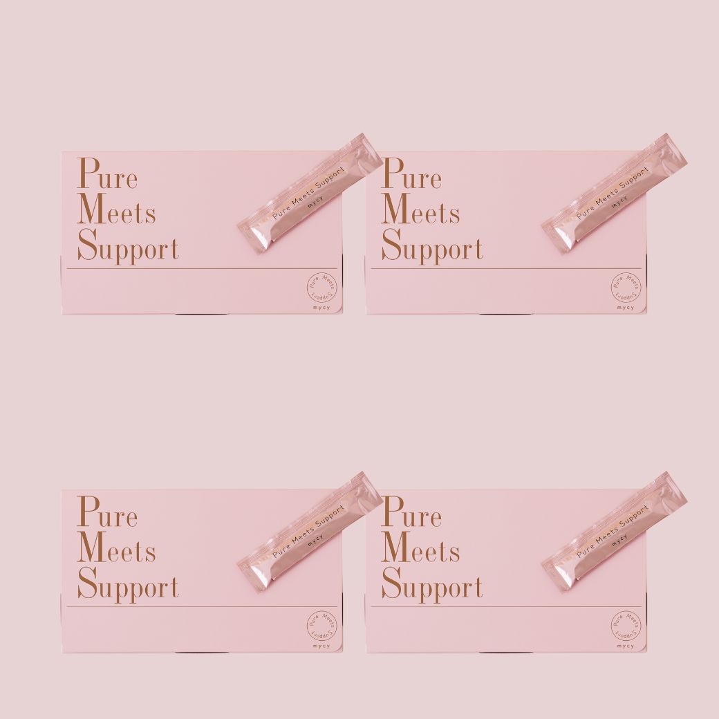 4箱セット|Pure Meets Support |フェムケアサプリ(1箱30包)