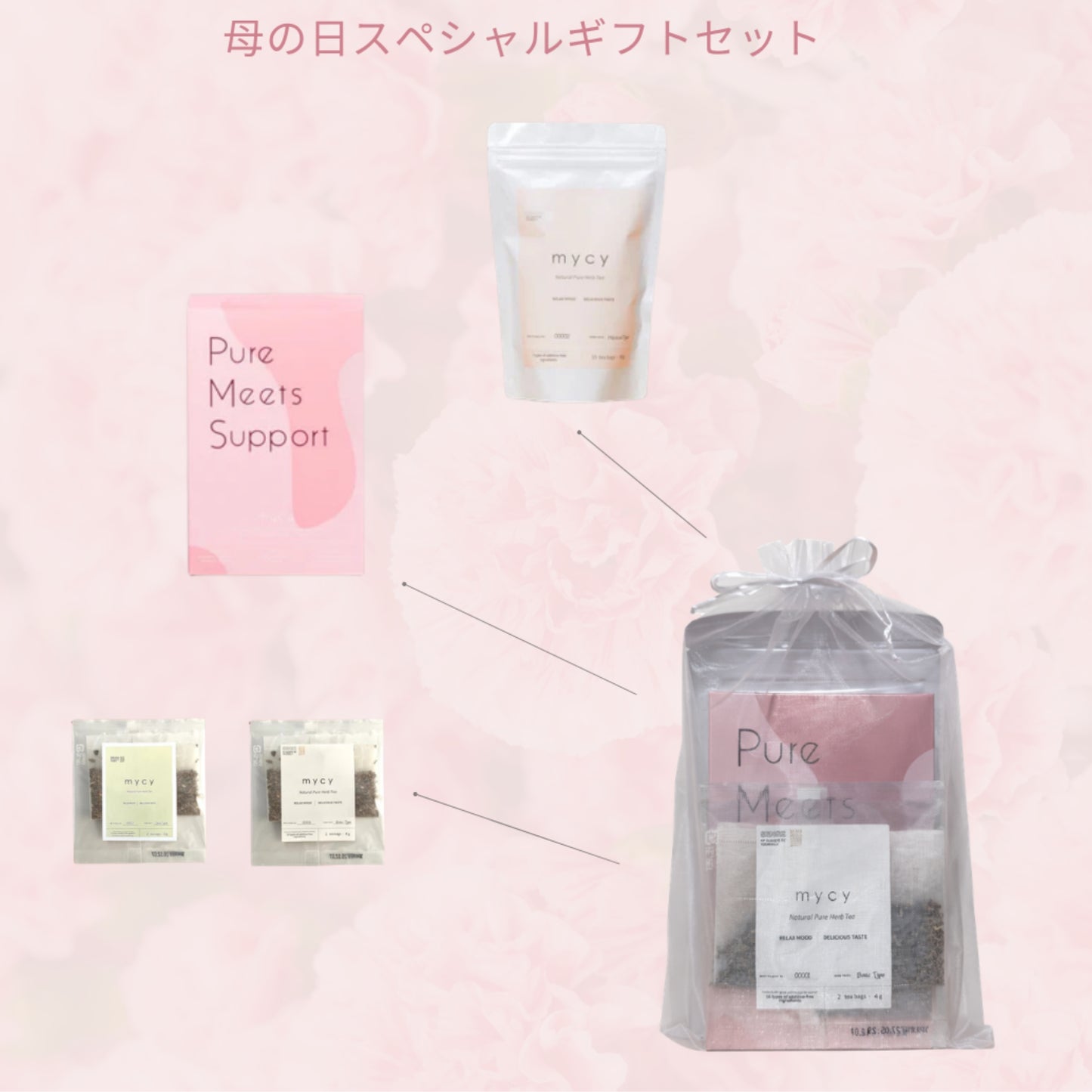 【母の日＆セルフケア】スペシャルギフトセット|ハイビスカス（15包）